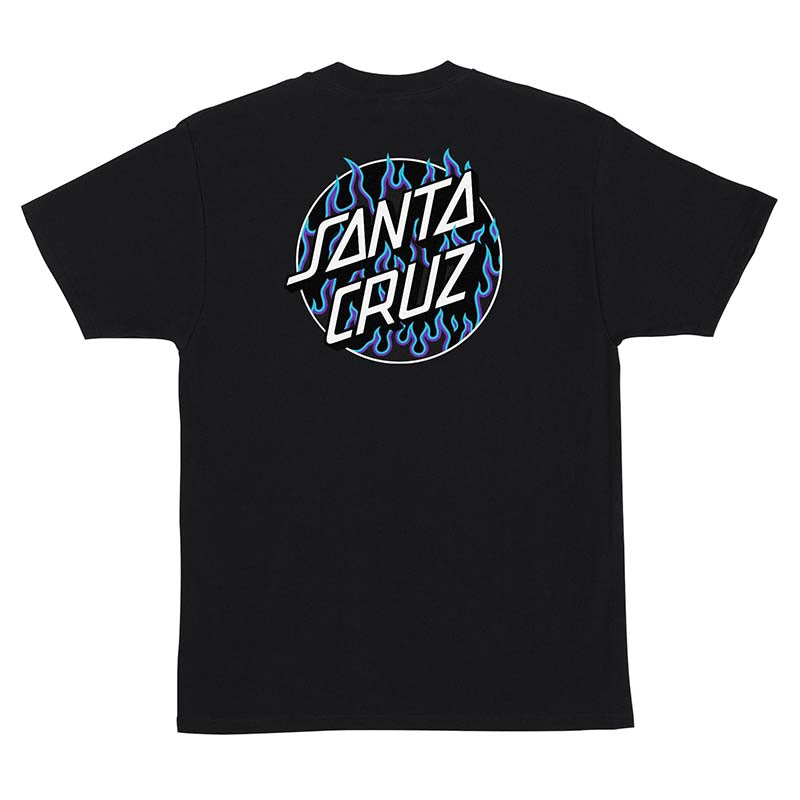 Camiseta Santa Cruz x Thrasher Flame Black