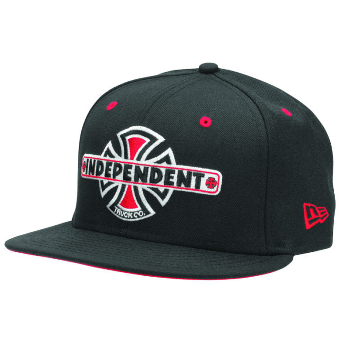 Gorra Independent New Era Vintage 7 1/4 Black Red