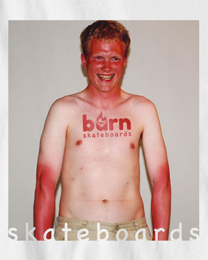 Camiseta Burn Skateboards Sunburn Softstyle